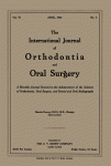Go to journal home page - International Journal of Orthodontia and Oral Surgery (1919)